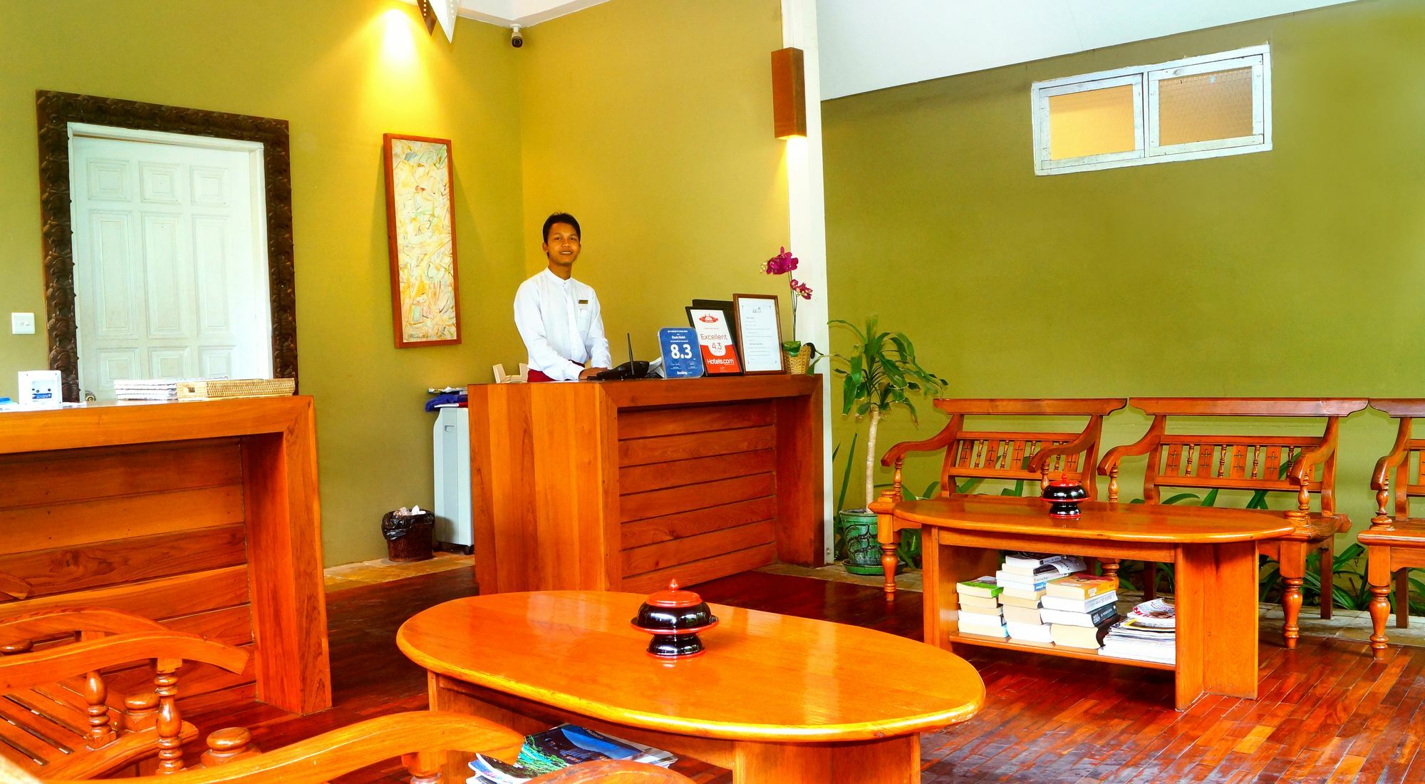 Oasis Hotel Nyaung-U Bagian luar foto